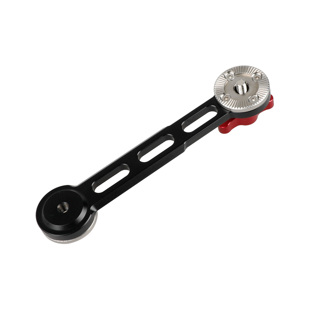 CAMVATE Nato Rail Rosette Extension Arm (Red Thumbscrew)