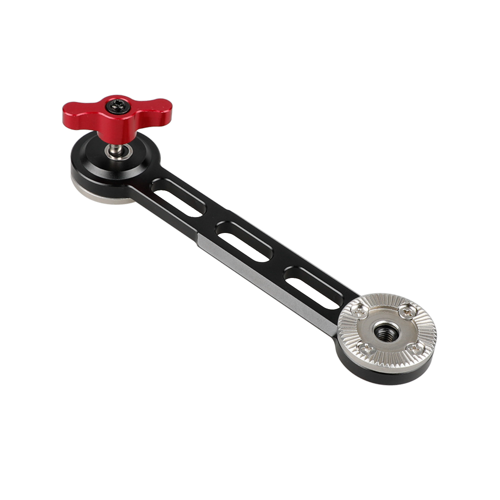 CAMVATE Nato Rail Rosette Extension Arm (Red Thumbscrew)