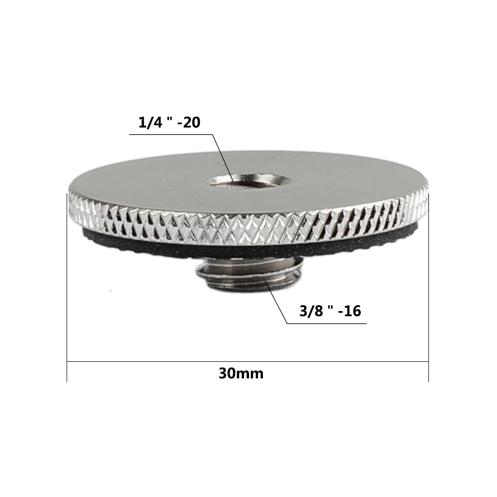 CAMVATE 1/4" Female To 3/8" Male Screw Adapter For Tripod And Camera And QR Plate