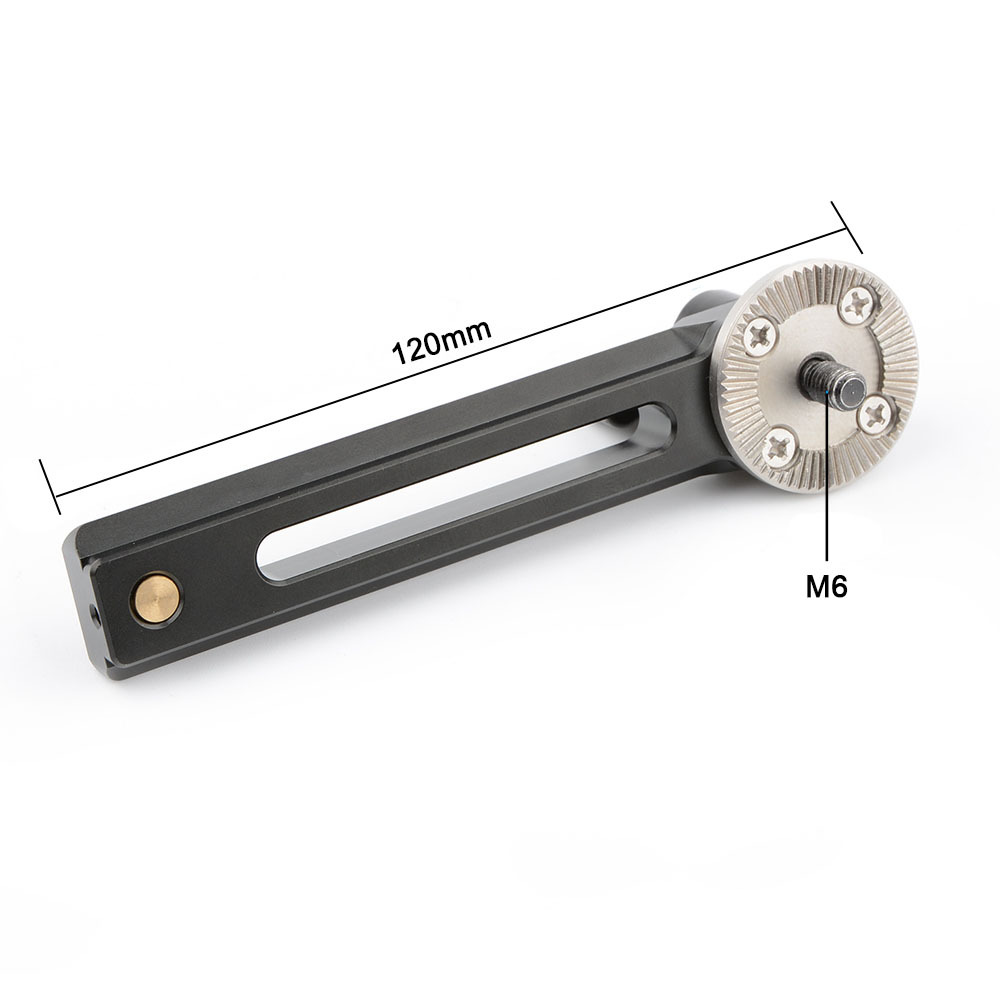 CAMVATE Standard NATO Rail With ARRI Rosette Mount And M6 Knob