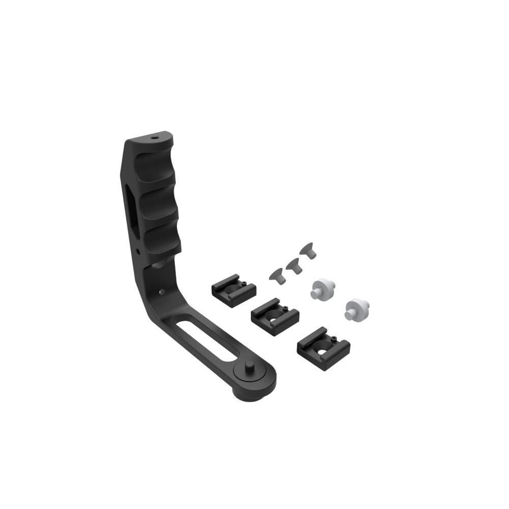 CAMVATE Handle Grip L Bracket With Shoe Mount For Monitors / Microphone / Light (Custom Made)