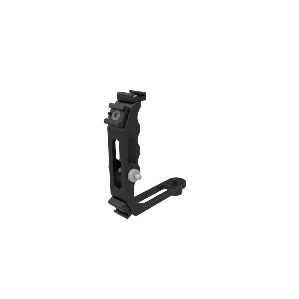 CAMVATE Handle Grip L Bracket With Shoe Mount For Monitors / Microphone / Light (Custom Made)