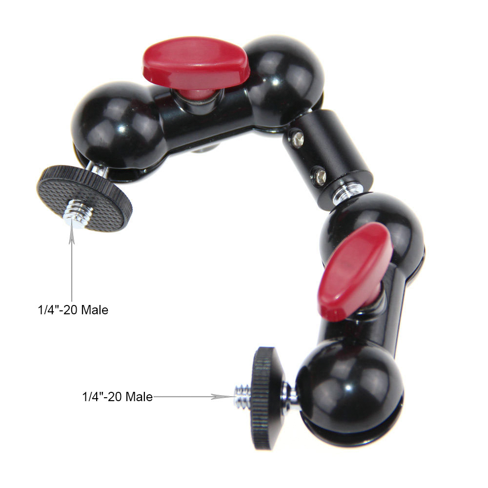 CAMVATE Extension Arm max 17.7cm 360 Rotating fr Holding LCD Monitor/video light/DV
