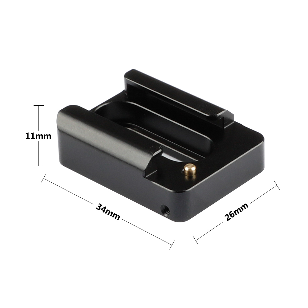 CAMVATE Anti-fall Cold Shoe Mount With Spring Pin For Monitor LED Light