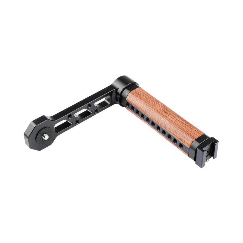 CAMVATE Wooden Handle Grip L-shape With Shoe Mount For RoninS / Zhiyun Crane Series Handheld Gimbal