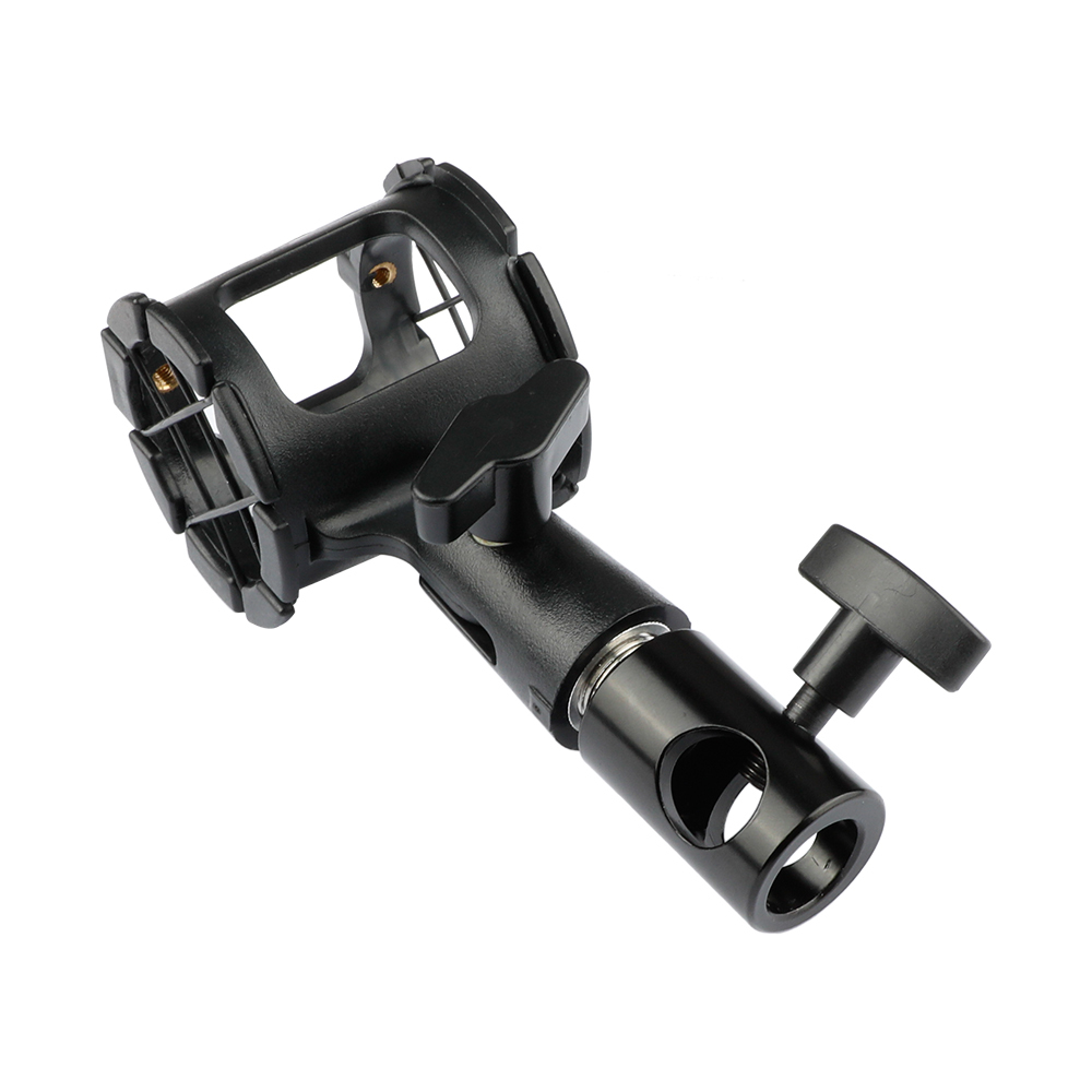 CAMVATE Microphone Bracket Combined With Light Pole Connector