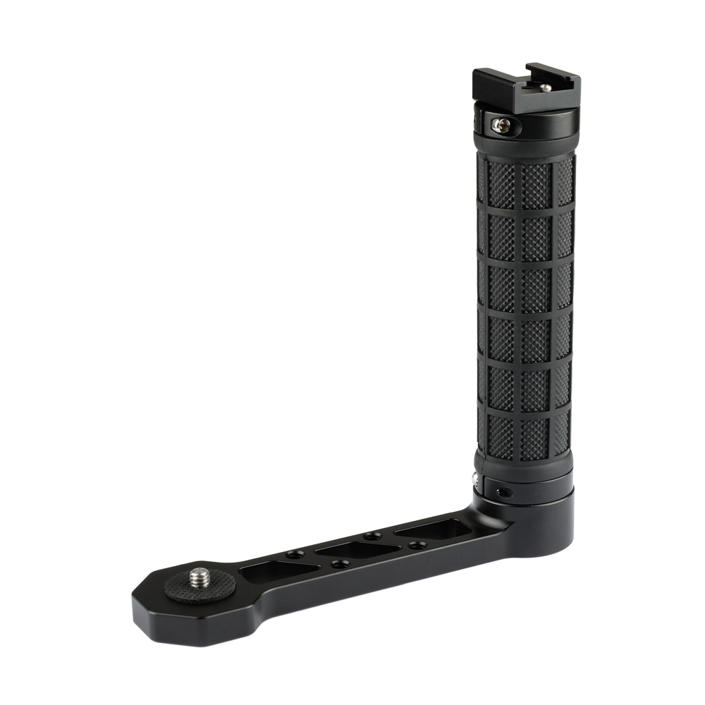 CAMVATE Universal Rubber Handle L Type With Shoe Mount For For RoninS / Zhiyun Crane Series Handheld Gimbal