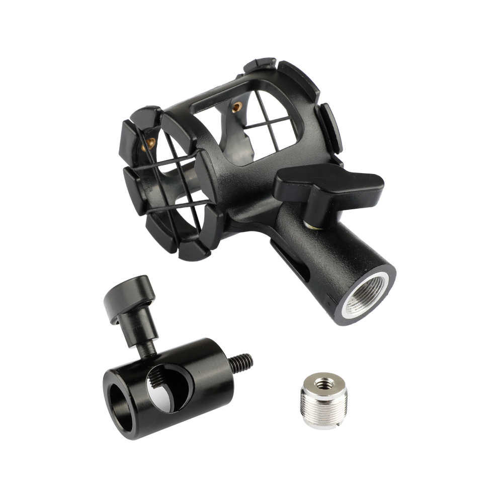 CAMVATE Microphone Bracket Combined With Light Pole Connector