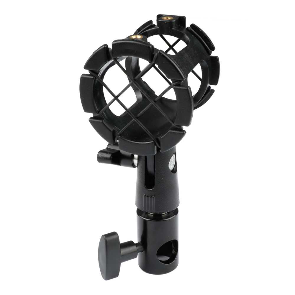 CAMVATE Microphone Bracket Combined With Light Pole Connector