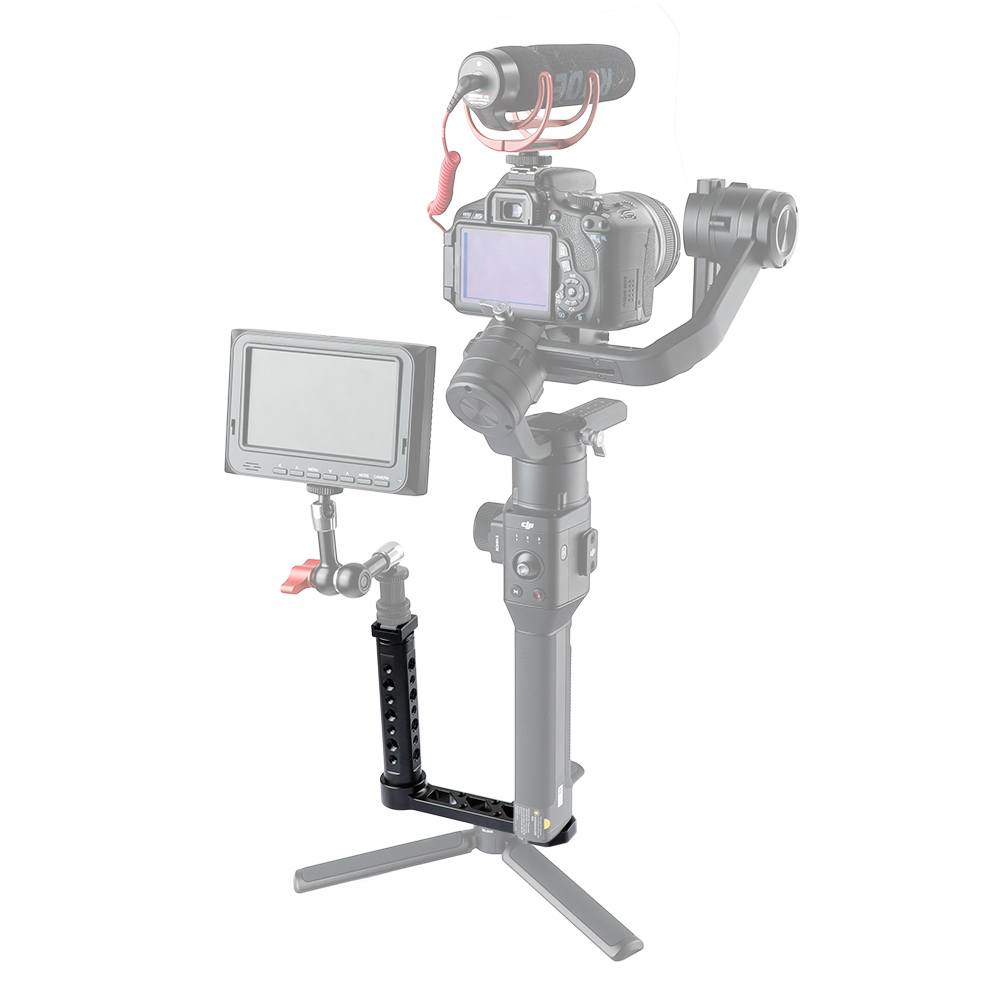 CAMVATE Handy Cheese Handle With Cold Shoe L-shape For RoninS / Zhiyun Crane Series Handheld Gimbal