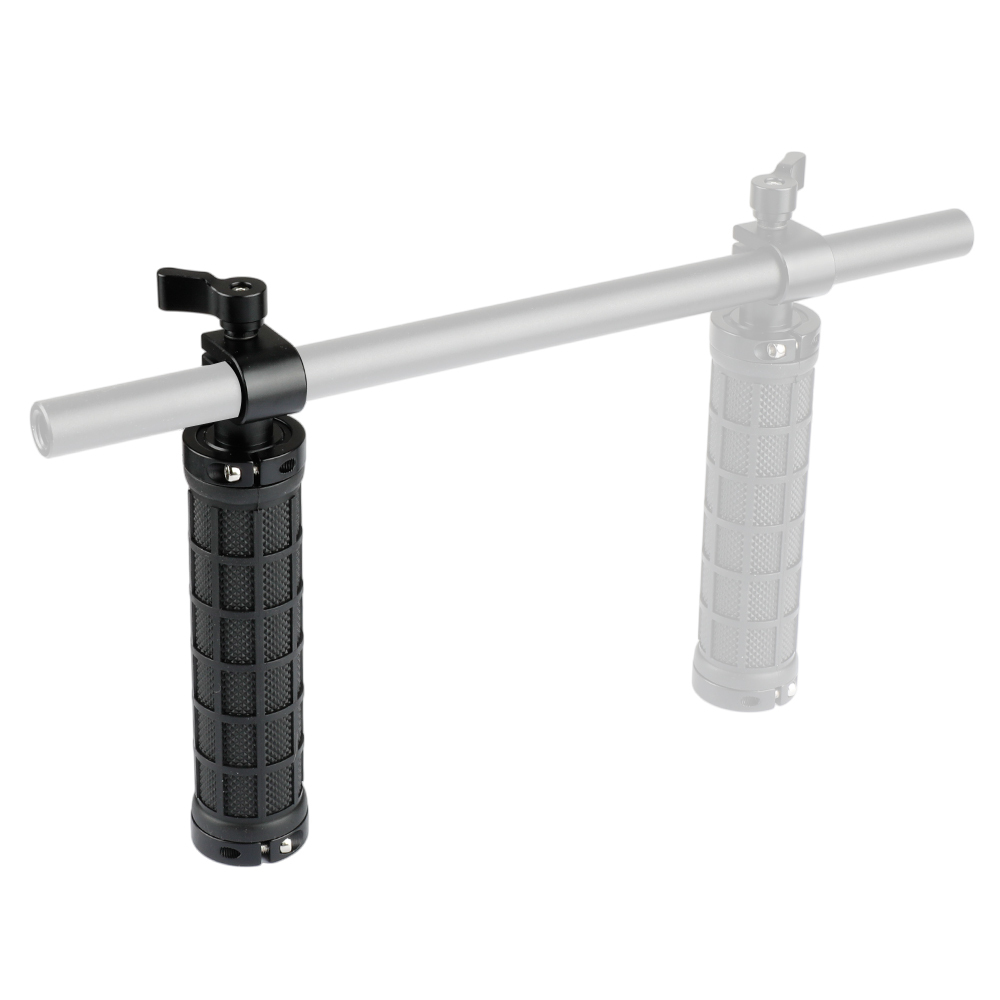 CAMVATE New Rod Clamp Handle Grip Handheld for 15mm Rod Support Shoulder Mount DSLR Rig