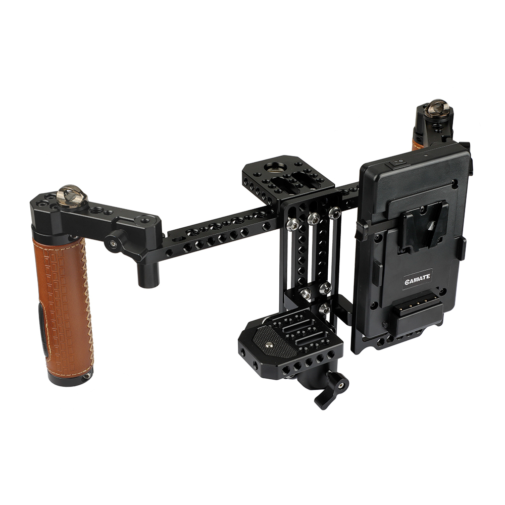 CAMVATE Camera Director’s Monitor Cage Rig With Handle Grips & Neck Strap
