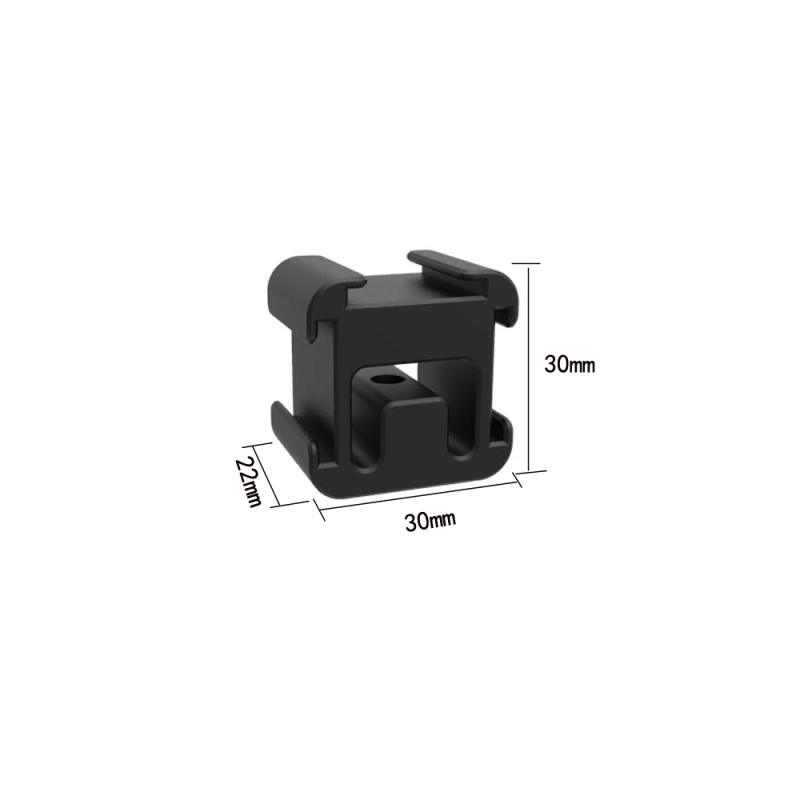 CAMVATE Extension Bar With Triple Cold Shoe Mount For Mic & Flashlight (Custom Made)