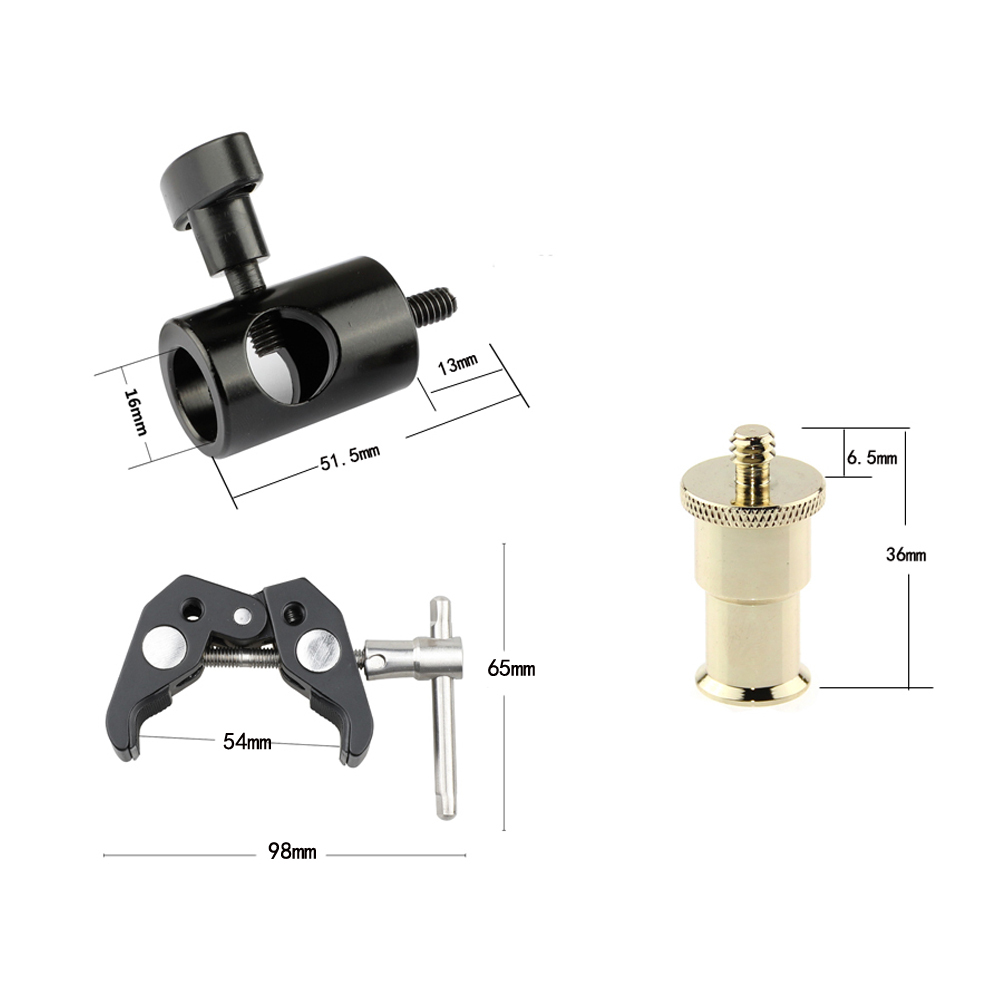 CAMVATE Universal Super Clamp And Light Stand Mount Adapter Screw