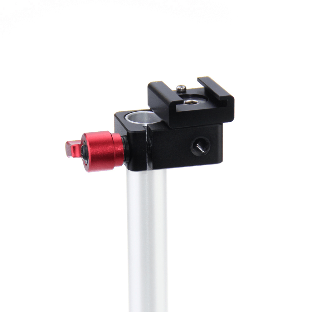 CAMVATE Cold Shoe Rod Clamp Adapter for 15mm DSLR Rig Video Light