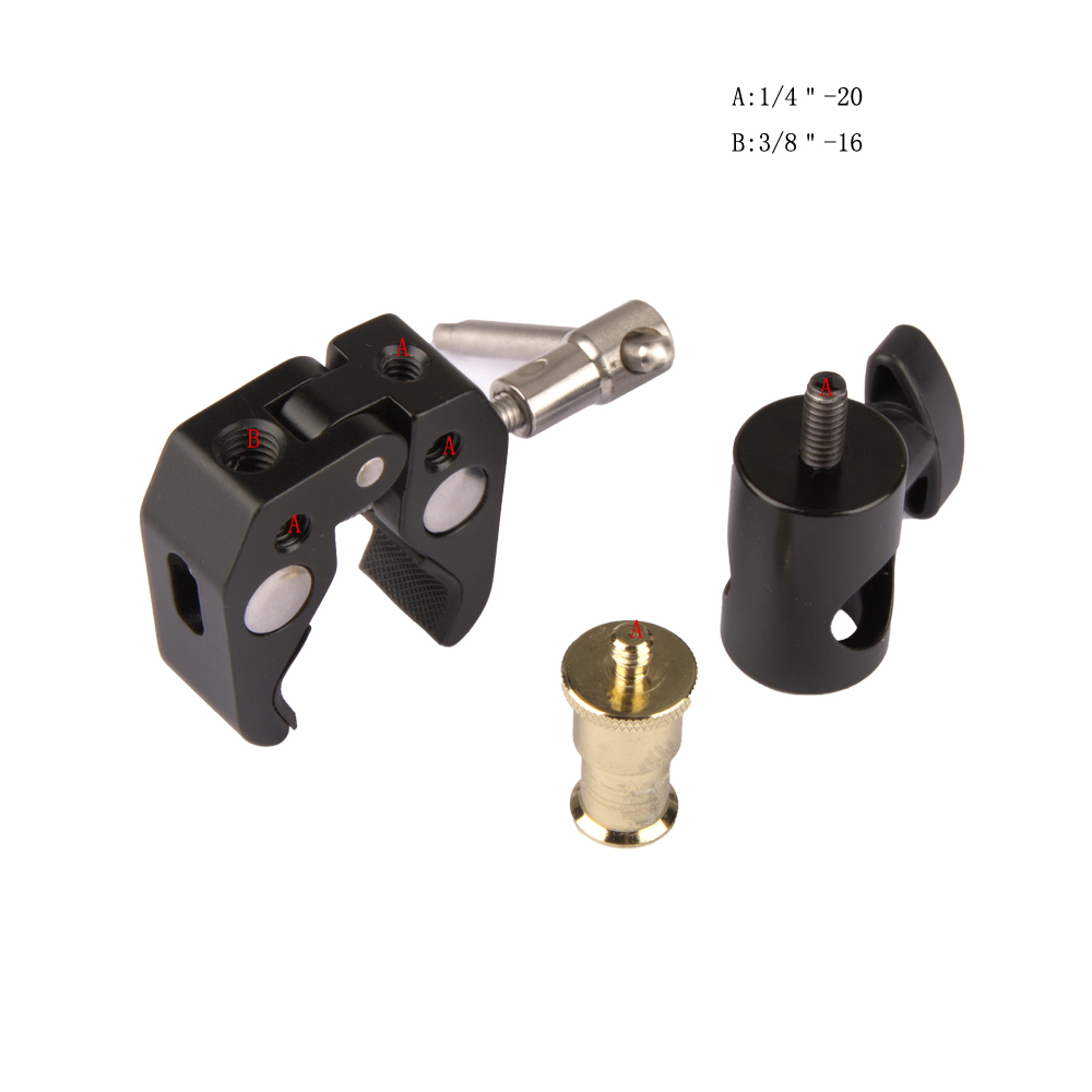 CAMVATE Universal Super Clamp And Light Stand Mount Adapter Screw