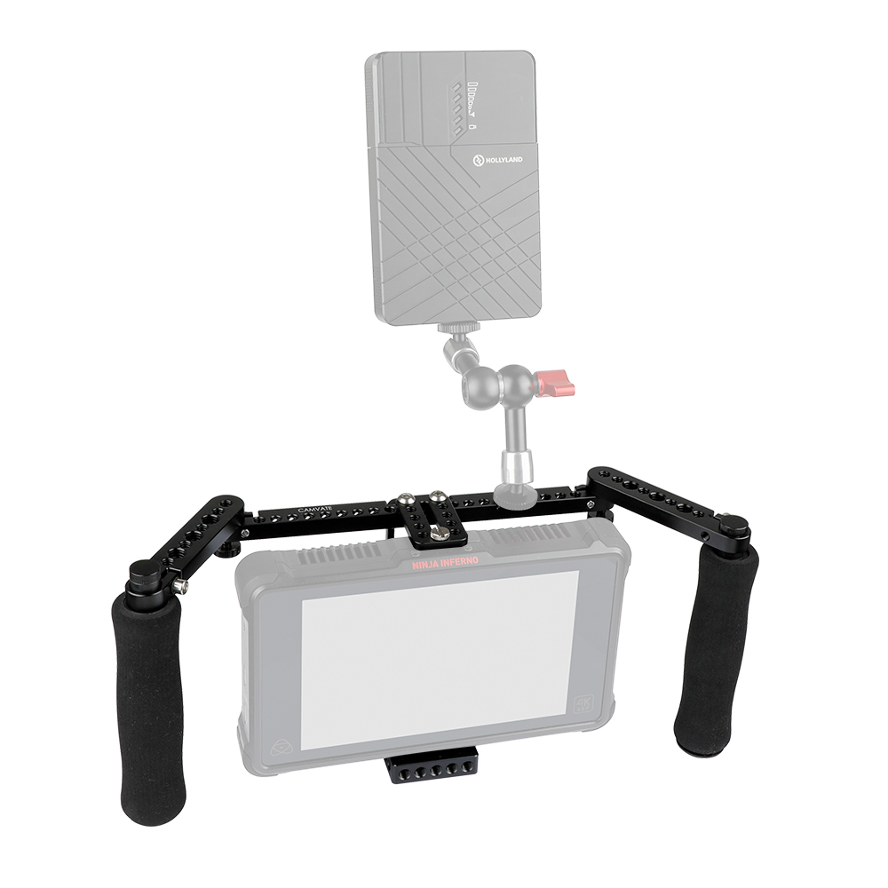CAMVATE Concise Monitor Cage With Adjustable Sponge Handles