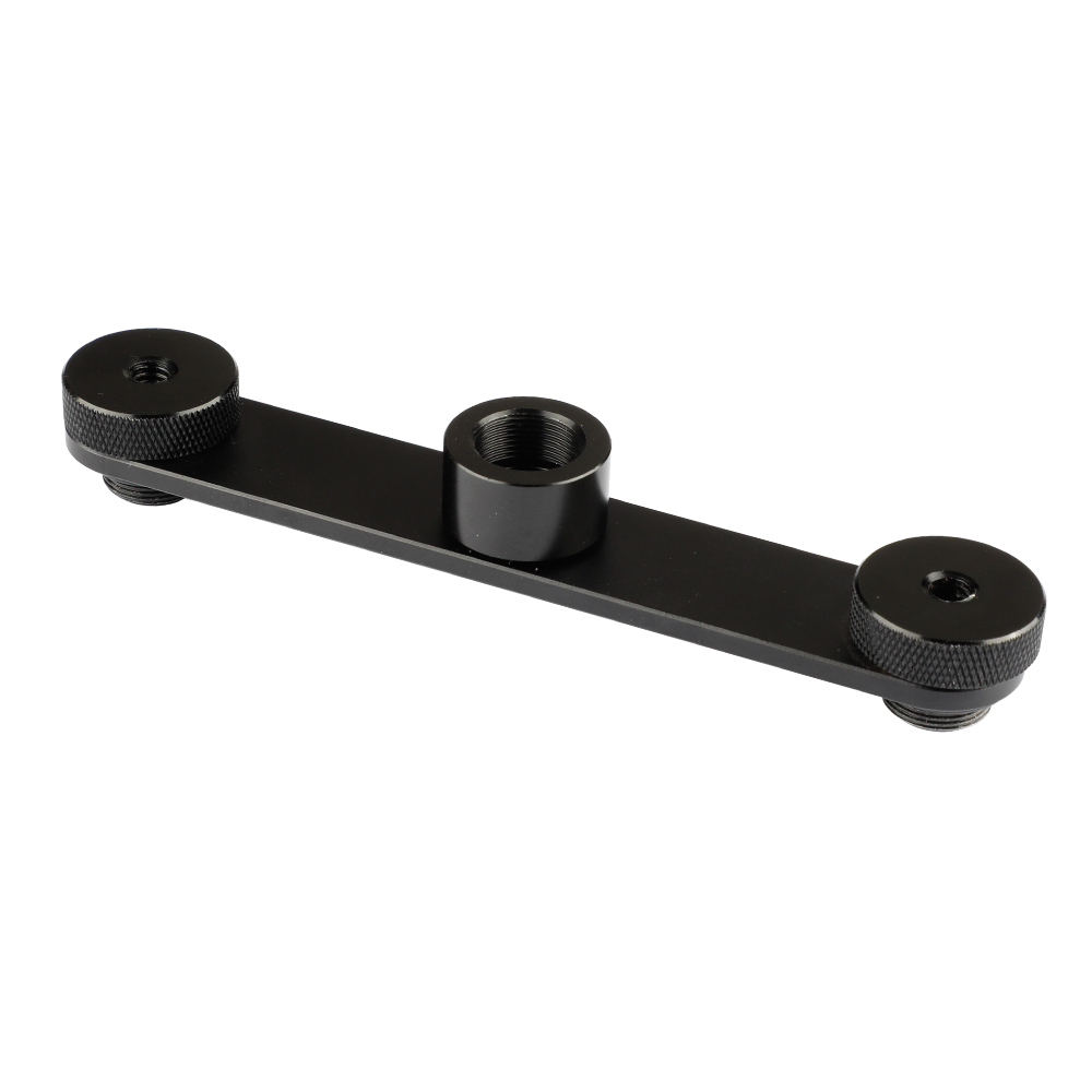 CAMVATE Double Microphone Mounts Bracket T-bar