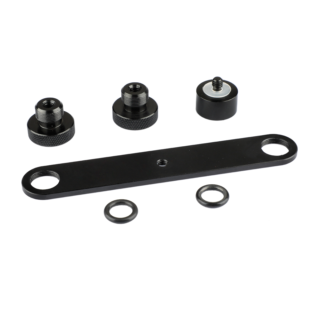 CAMVATE Double Microphone Mounts Bracket T-bar