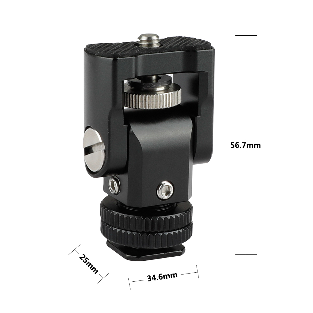 CAMVATE Adjustable Monitor Holder Support With Shoe Mount