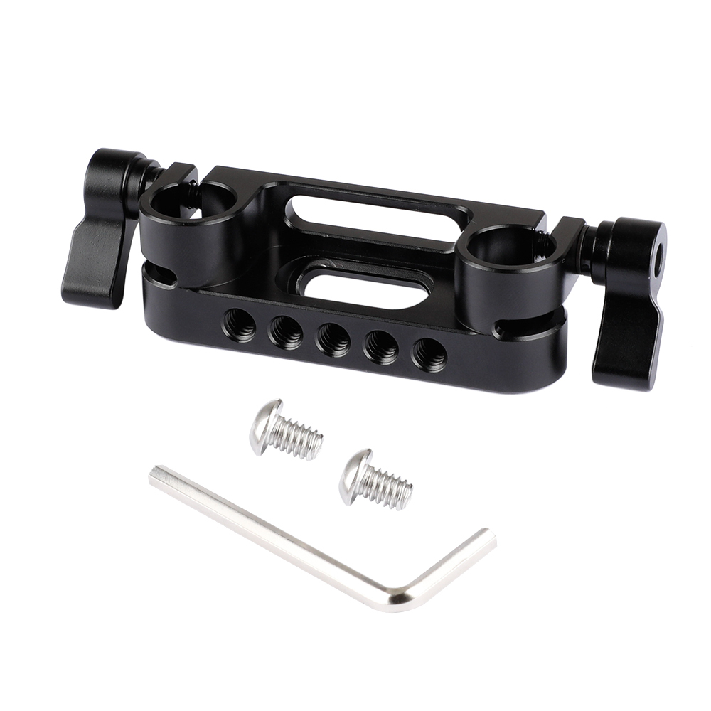 CAMVATE 15mm Dual Rod Clamp For Shoulder Pad