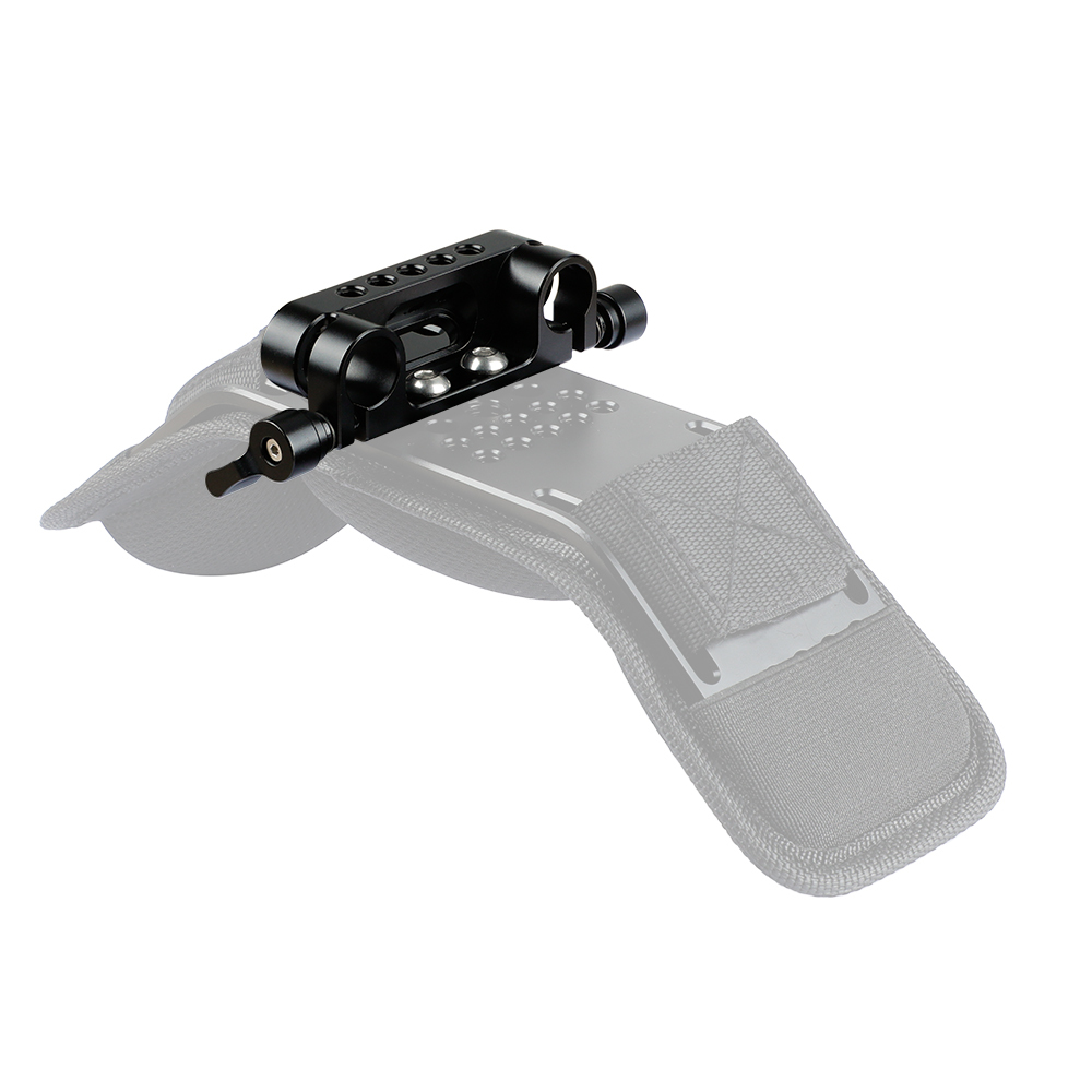 CAMVATE 15mm Dual Rod Clamp For Shoulder Pad