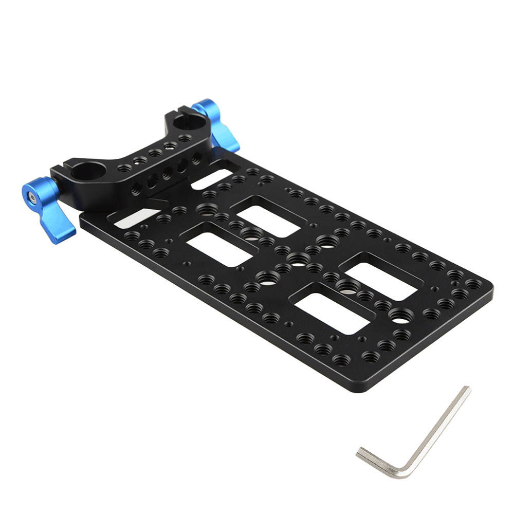 CAMVATE Multi-Purpose Mounting Cheese Plate with Railblock
