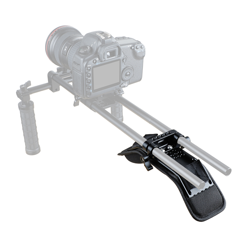 CAMVATE Shoulder Pad With Dual Rod Clamp For 15mm Railblock Support System