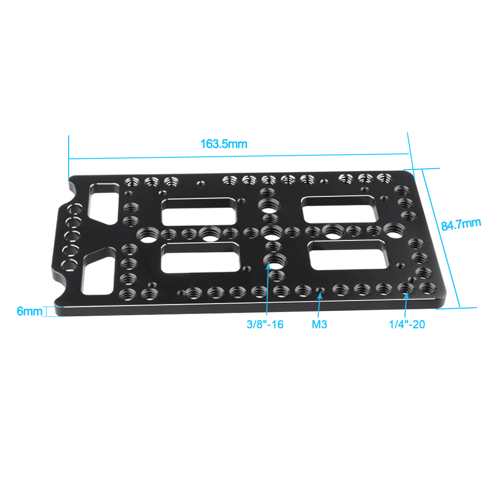 CAMVATE Multi-Purpose Mounting Cheese Plate with Railblock