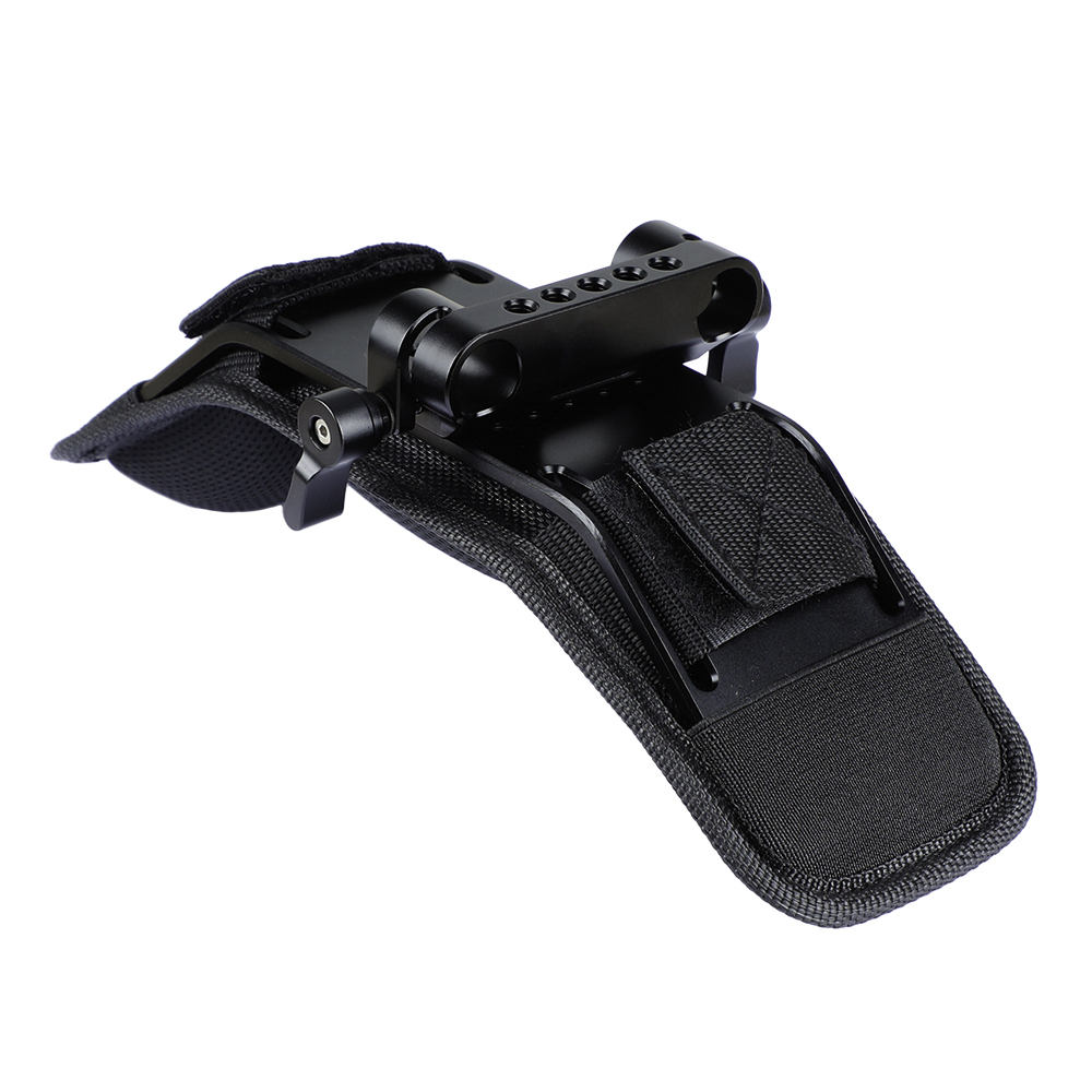 CAMVATE Shoulder Pad With Dual Rod Clamp For 15mm Railblock Support System