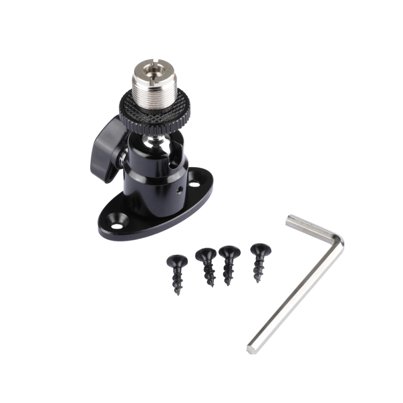 CAMVATE Adjustable Wall Mount With 5/8"-27 Mini Ball Head For Microphone