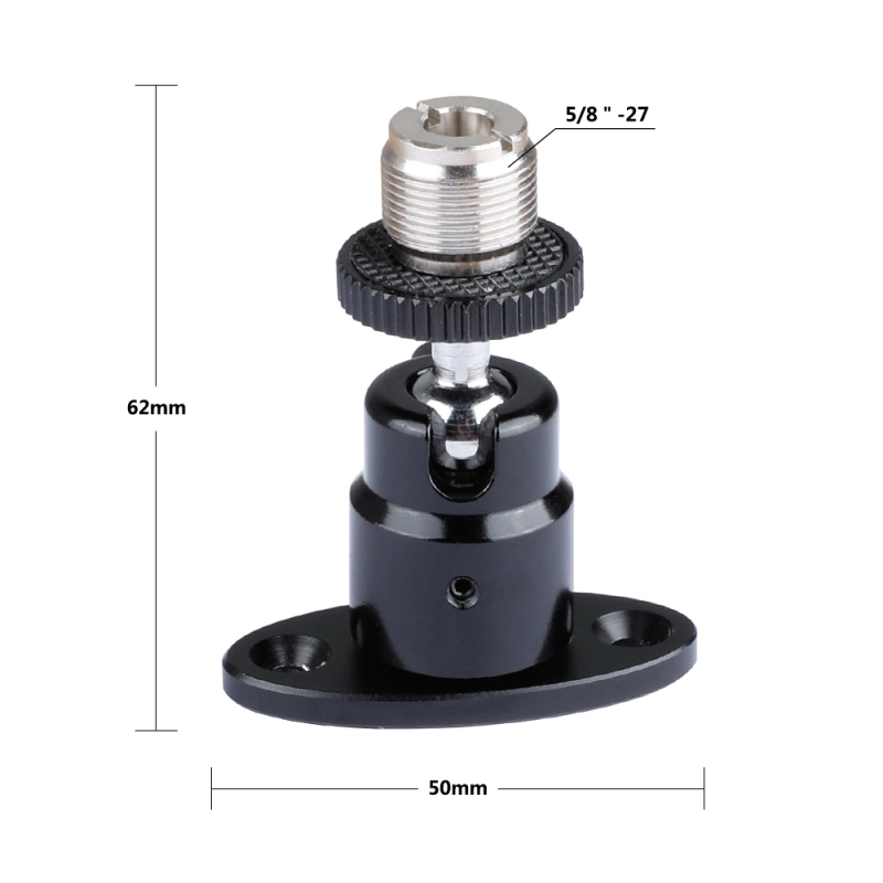 CAMVATE Adjustable Wall Mount With 5/8"-27 Mini Ball Head For Microphone