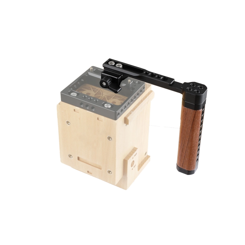 CAMVATE NATO Handle Grip (Wooden) L Shape For DSLR Cameras