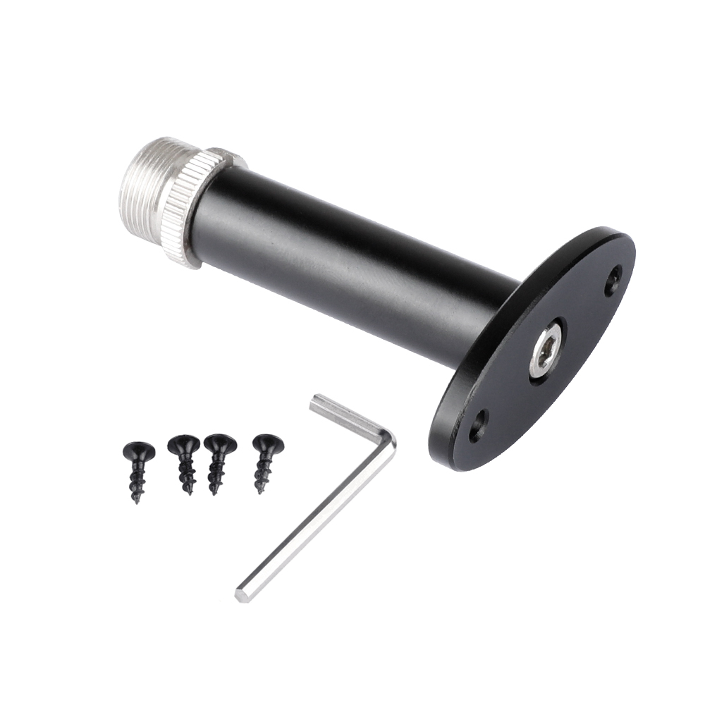 CAMVATE Wall Mount Bracket With 1/4"-20 Female To 5/8"-27 Male Mic Screw