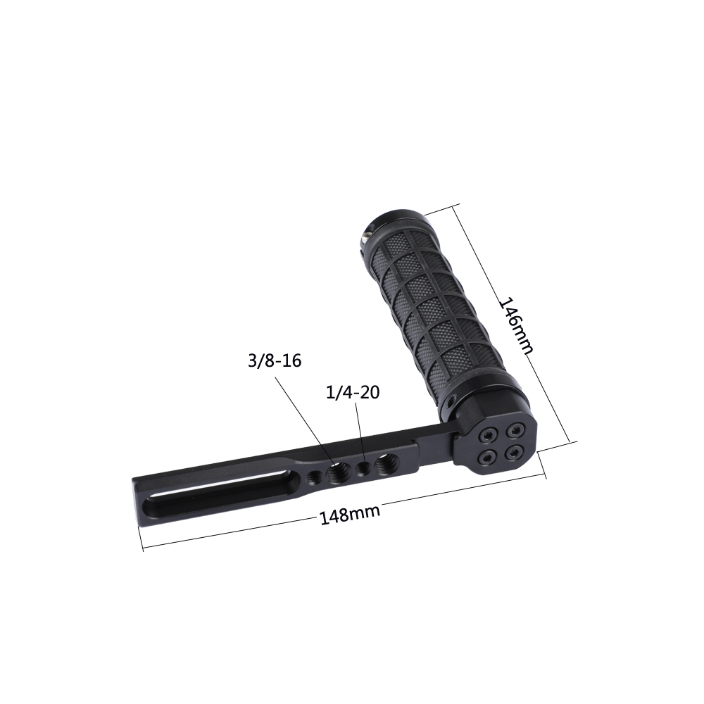 CAMVATE NATO Rail Camera Handle Rubber Grip L Type