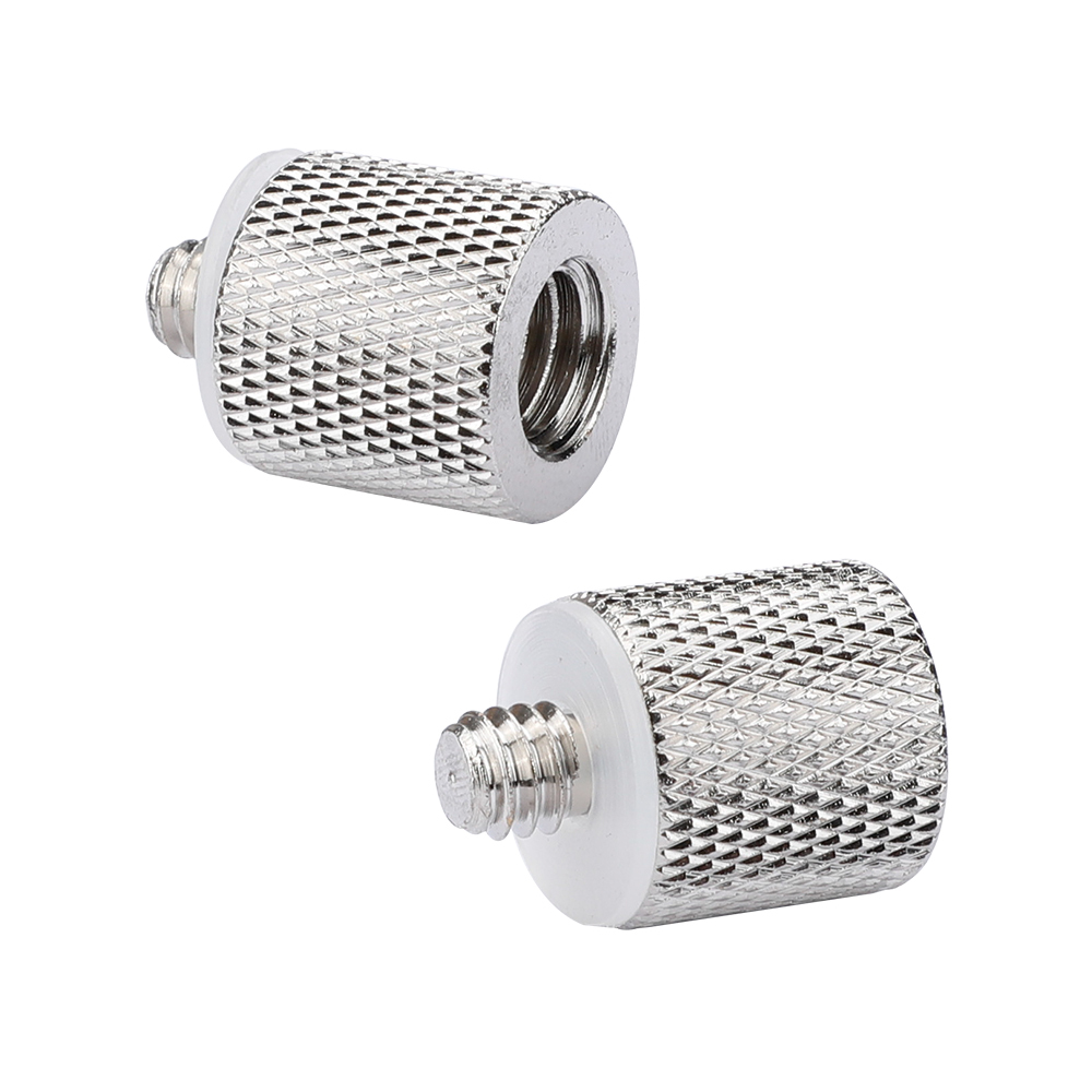 CAMVATE 3/8"-16 Female To 1/4"-20 Male Tripod Thread Reducer / Adapter Brass NEW