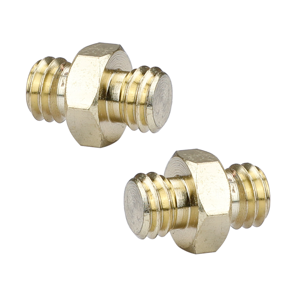 CAMVATE Male To Male Threaded Screw Adapter 3/8" To 3/8"