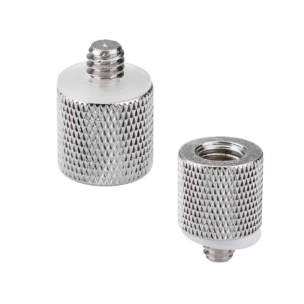 CAMVATE 3/8"-16 Female To 1/4"-20 Male Tripod Thread Reducer / Adapter Brass NEW