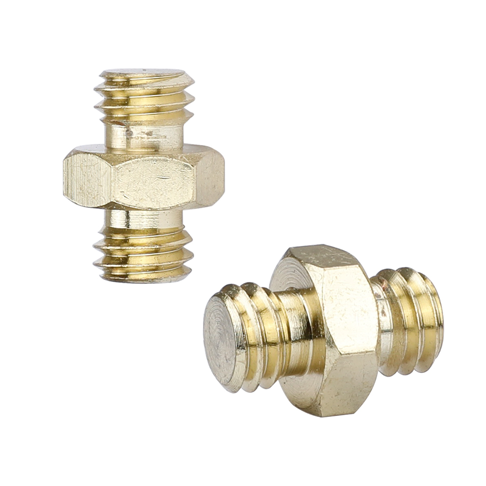 CAMVATE Male To Male Threaded Screw Adapter 3/8" To 3/8"