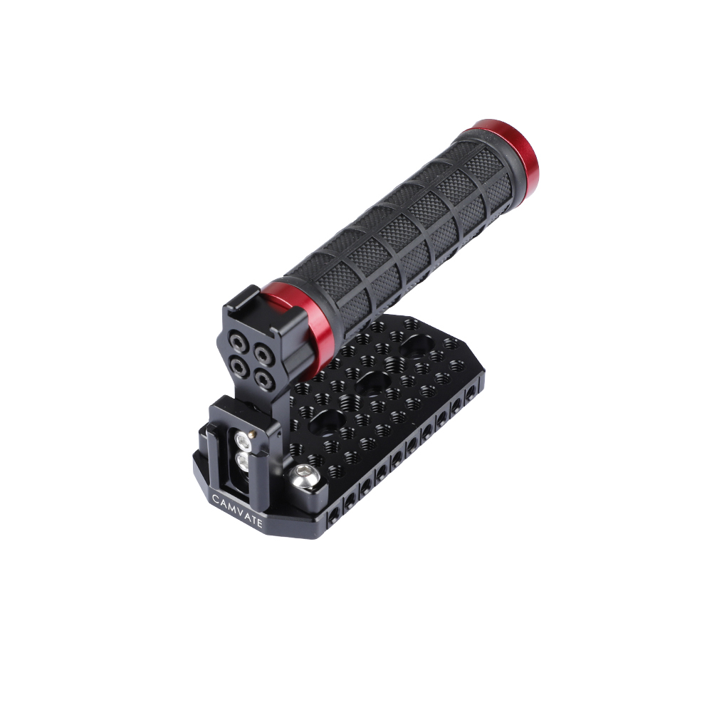 CAMVATE Rubber Handle Grip With Top Cheese Plate & Shoe Mount For BMD