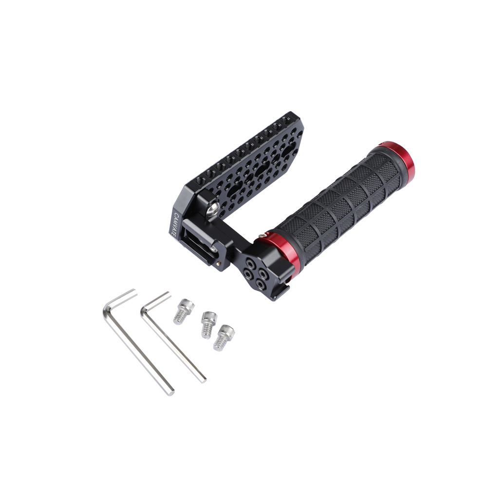 CAMVATE Rubber Handle Grip With Top Cheese Plate & Shoe Mount For BMD
