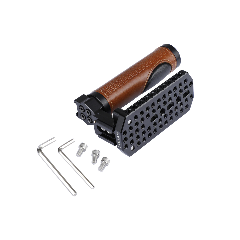 CAMVATE Handle Grip Top Cheese Plate for BMD  (Leather)