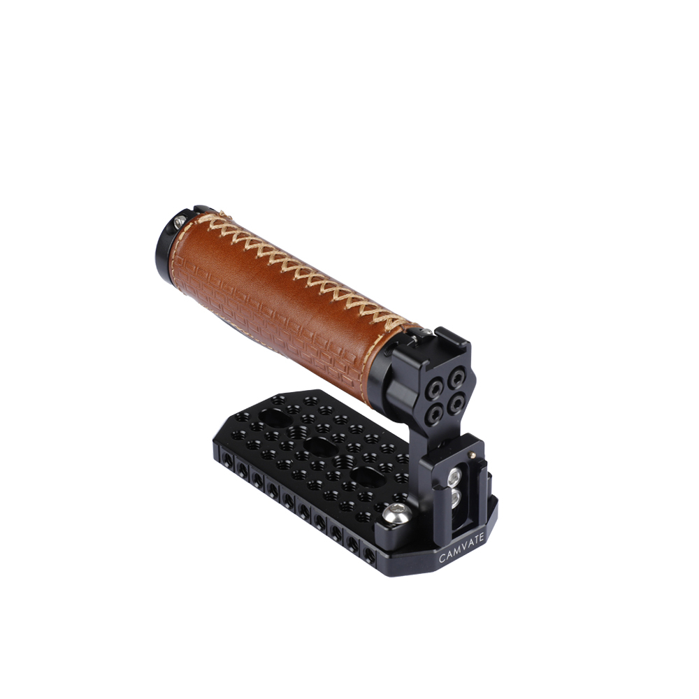 CAMVATE Handle Grip Top Cheese Plate for BMD  (Leather)