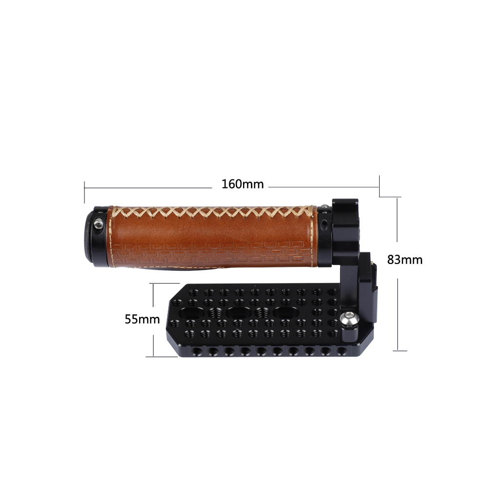 CAMVATE Handle Grip Top Cheese Plate for BMD  (Leather)