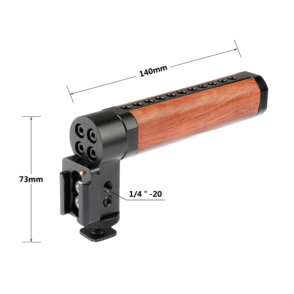 CAMVATE Top Cheese Handle Wooden Grip with Shoe Extender Adapter