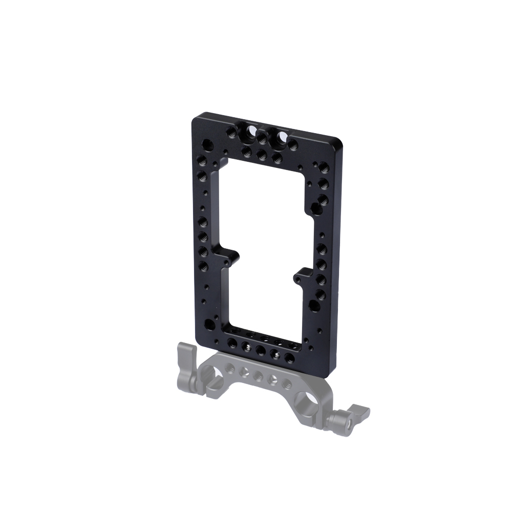 CAMVATE Camera Battery Cheese Plate For Power Supply Splitter