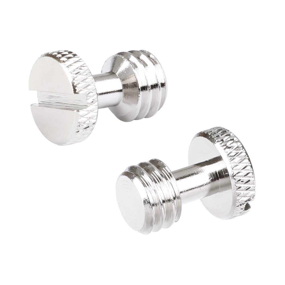 CAMVATE 3/8"-16 Slotted Screw For Camera Quick Release Plate (2 Pieces)