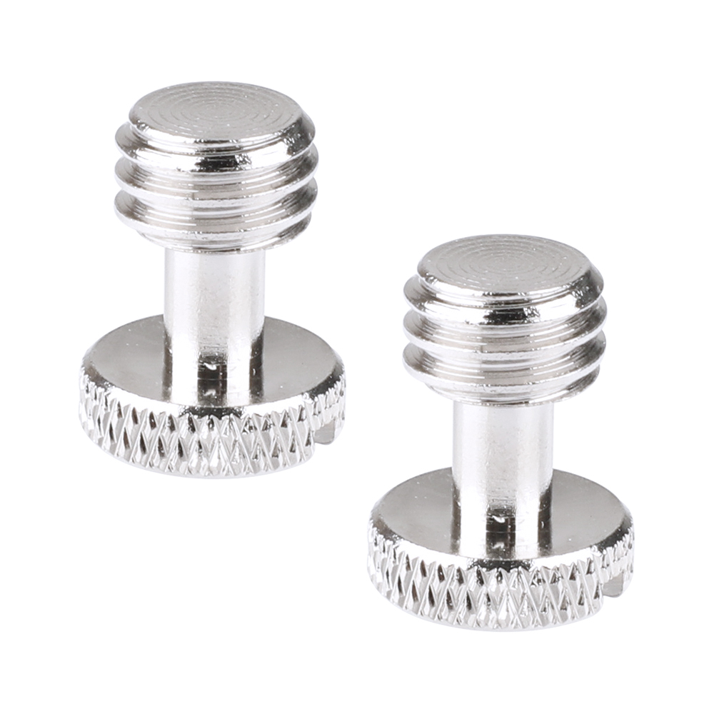 CAMVATE 3/8"-16 Slotted Screw For Camera Quick Release Plate (2 Pieces)