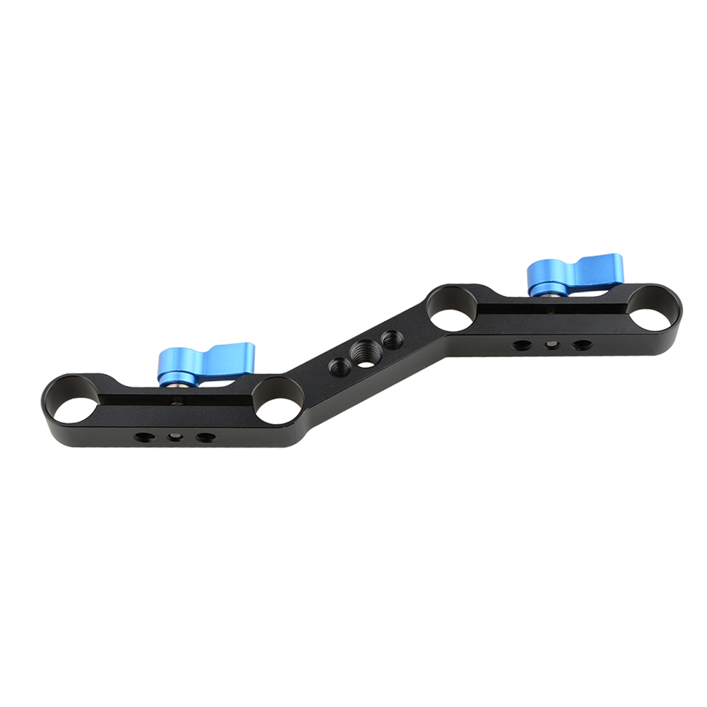 CAMVATE Offset Z-Shape Railblock Clamp Bracket for 15mm Rod Support
