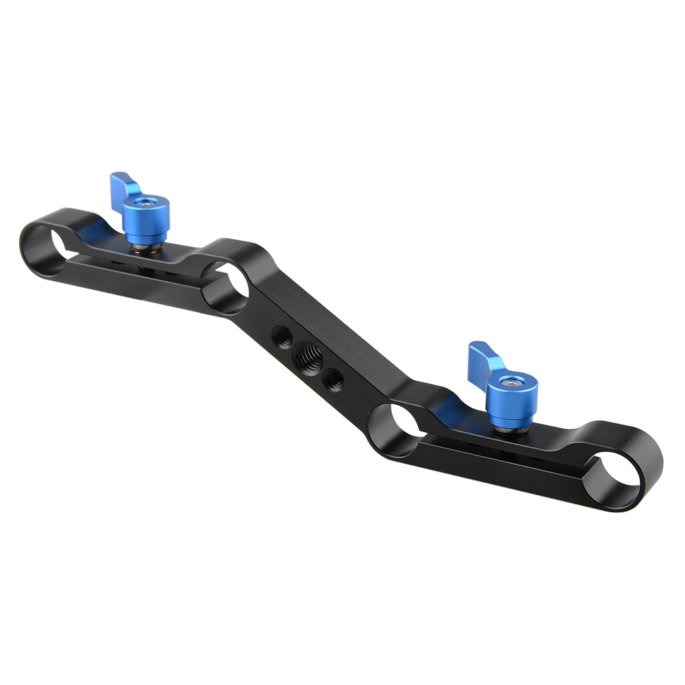 CAMVATE Offset Z-Shape Railblock Clamp Bracket for 15mm Rod Support